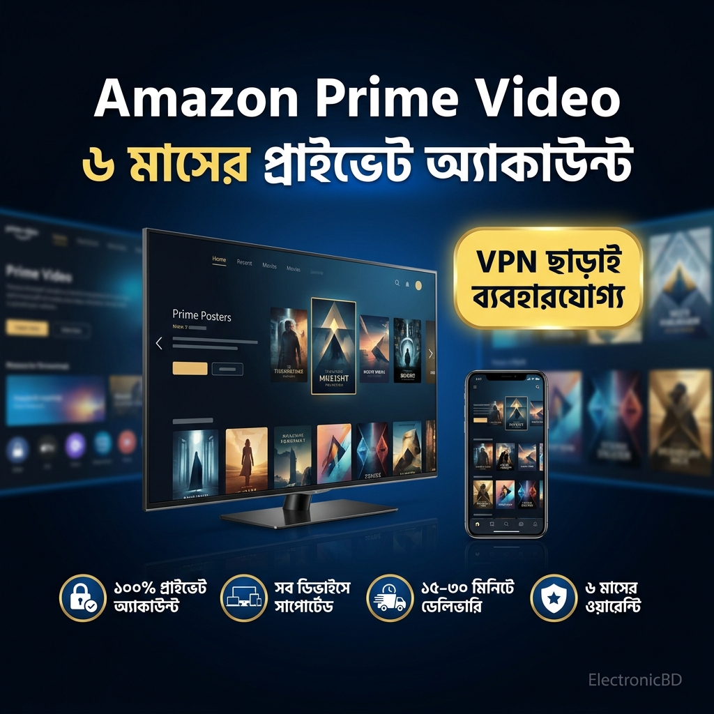 Amazon Prime Video 6-Month Private Account (Global)