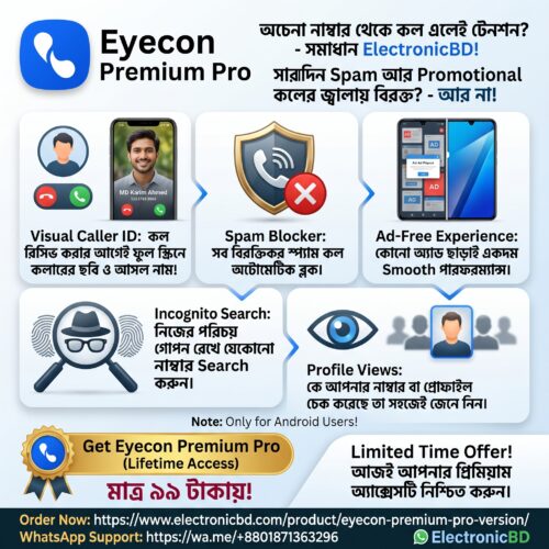 Eyecon Premium Pro - Lifetime Access (For Android)