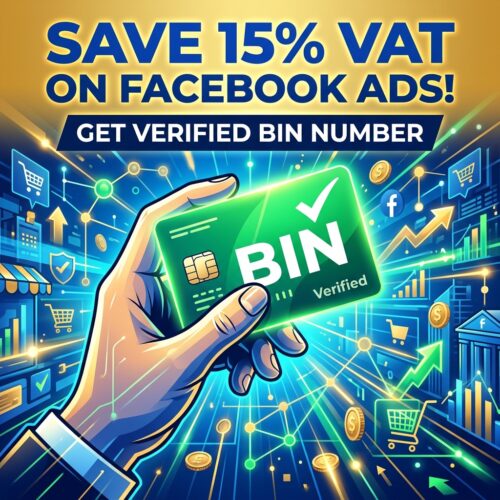 Verified Facebook BIN Number (15% VAT Exemption) - Lifetime Access