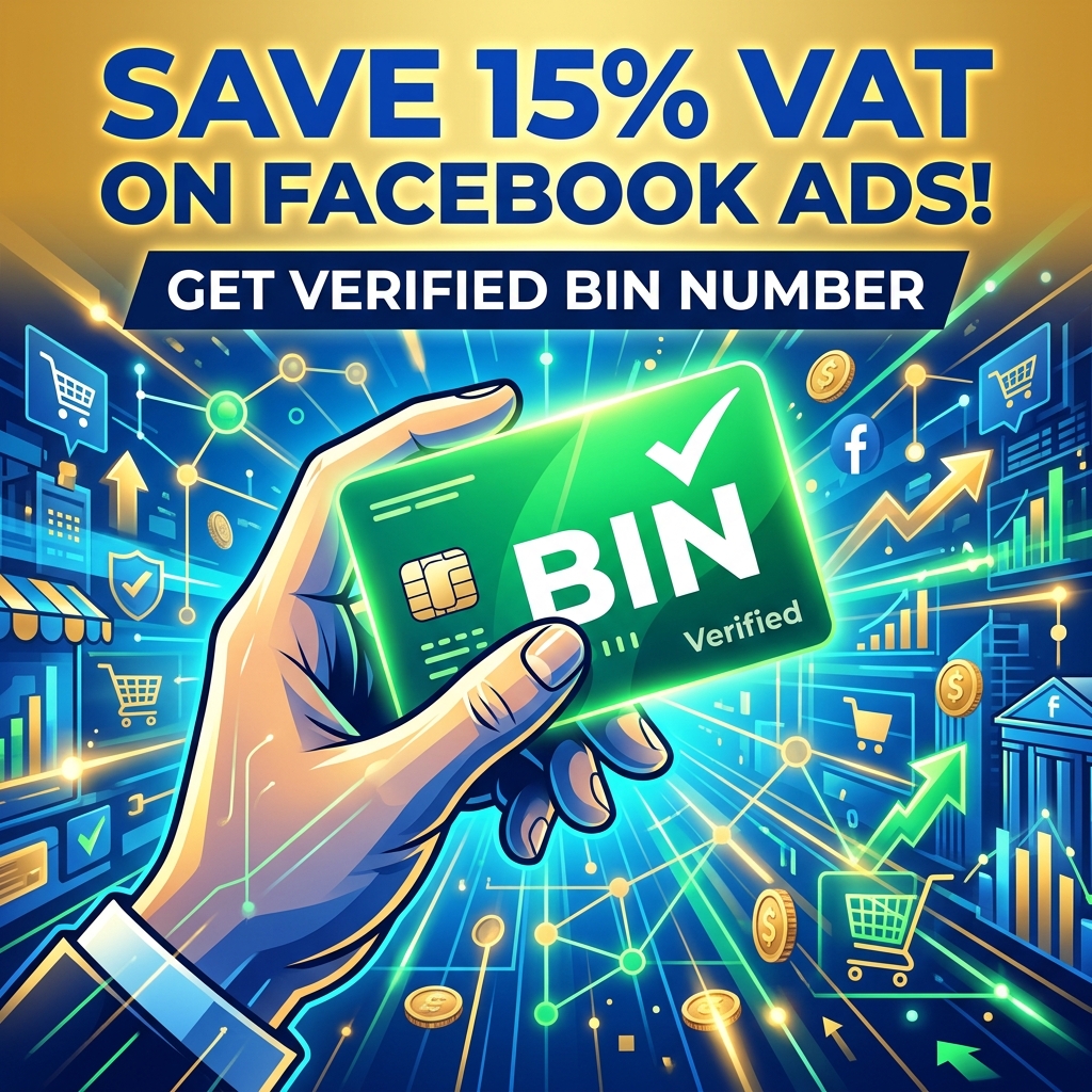 Verified Facebook BIN Number (15% VAT Exemption) - Lifetime Access