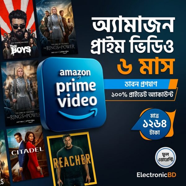 Amazon Prime Video 6-Month Private Account (Global)