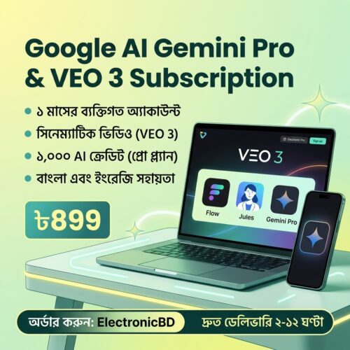 Google AI Gemini Pro & VEO 3 Subscription (1 Month Private Account)