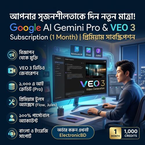 Google AI Gemini Pro & VEO 3 Subscription (1 Month Private Account)