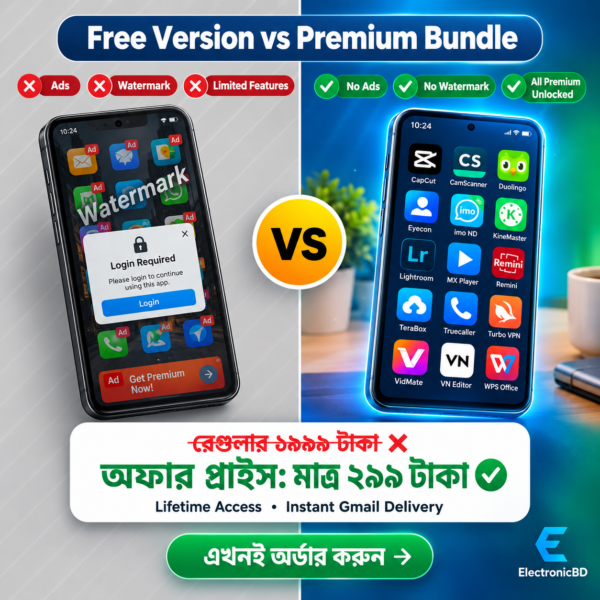 ChatGPT Image Sep 30, 2026, 11_55_30 AM 15+ Premium Lifetime Unlocked App Bundles – All-in-One Combo (299৳ Only)